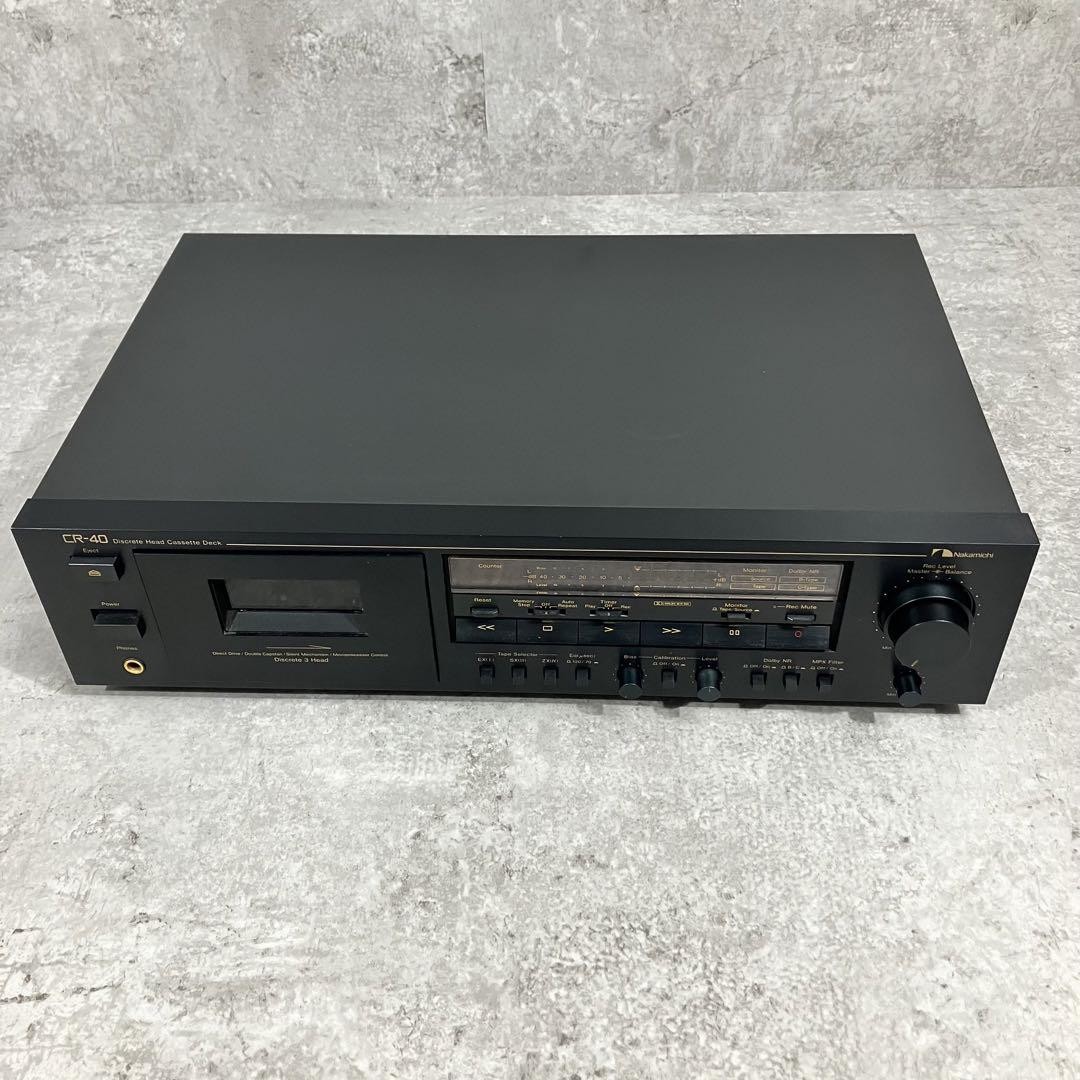 ⭐️動作品！　Nakamichi CR-40 高性能カセットデッキ Nakamichi CR-40 Cassette Deck Used Excellent Condition Rare