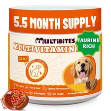 MULTIBITES Dog Vitamins, 330 Bites, Hip/Joint, Skin/Coat Support