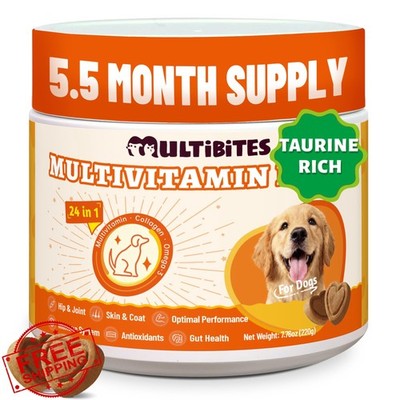 MULTIBITES Dog Vitamins, 330 Bites, Hip/Joint, Skin/Coat Support