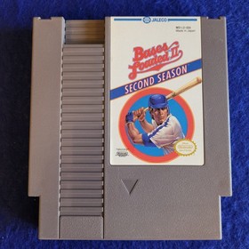 Four Tested NES Games - Baseball, Major League Baseball, Bases Loaded 2 and 3