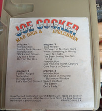 Joe Cocker Mad Dogs  Englishmen Cassette Album Rock A M Records