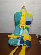 Hyperlite Infant Life Jacket Vest PFD Neoprene Blue Yellow Under 30 lbs USCG