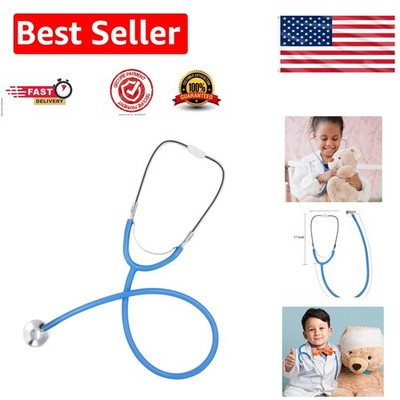 Educational Kids Stethoscope - Realistic Blue Toy for Role Play & Doctor Visits