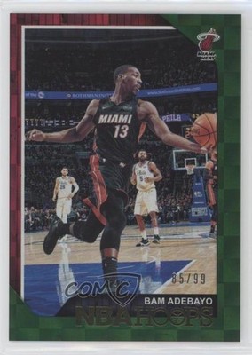 2018-19 Panini NBA Hoops Green 85/99 Bam Adebayo #237 04u1