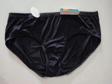 3 Vanity Fair Illumination Hipster Panty Midnight Black 18107 Sz 5/S - NWT