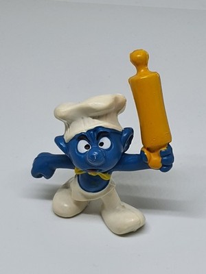 Bäcker  - Schlumpf/Smurf - Figur - Peyo von Bullyland (F5B)