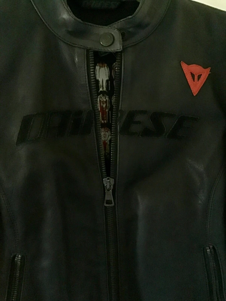 Chaqueta de moto de cuero para mujer Dainese Foto 2 de 4