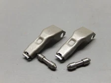 VINTAGE ANCO 1/4" BAYONET WIPER ADAPTER CONNECTOR PAIR FOR PIN TYPE BLADES #1