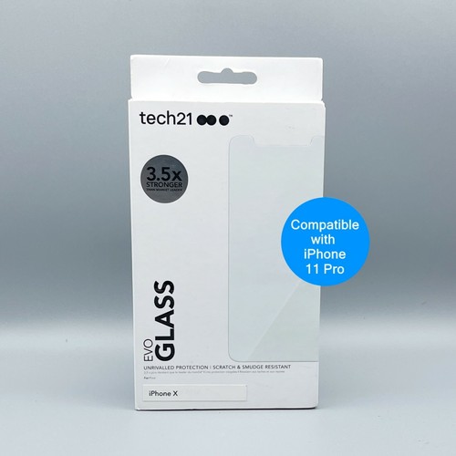 Tech21 Glass Screen Protector Saver + Clear Case Back Cover for iPhone 11 Pro - Picture 6 of 7