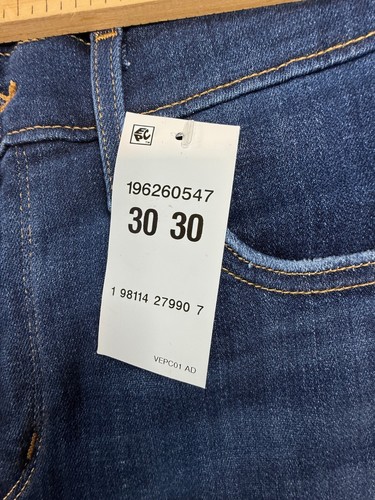 Levis Jeans Women 30x30 Blue Denim 311 Shaping Skinny Stretch Tummy Panel Casual - Picture 6 of 13