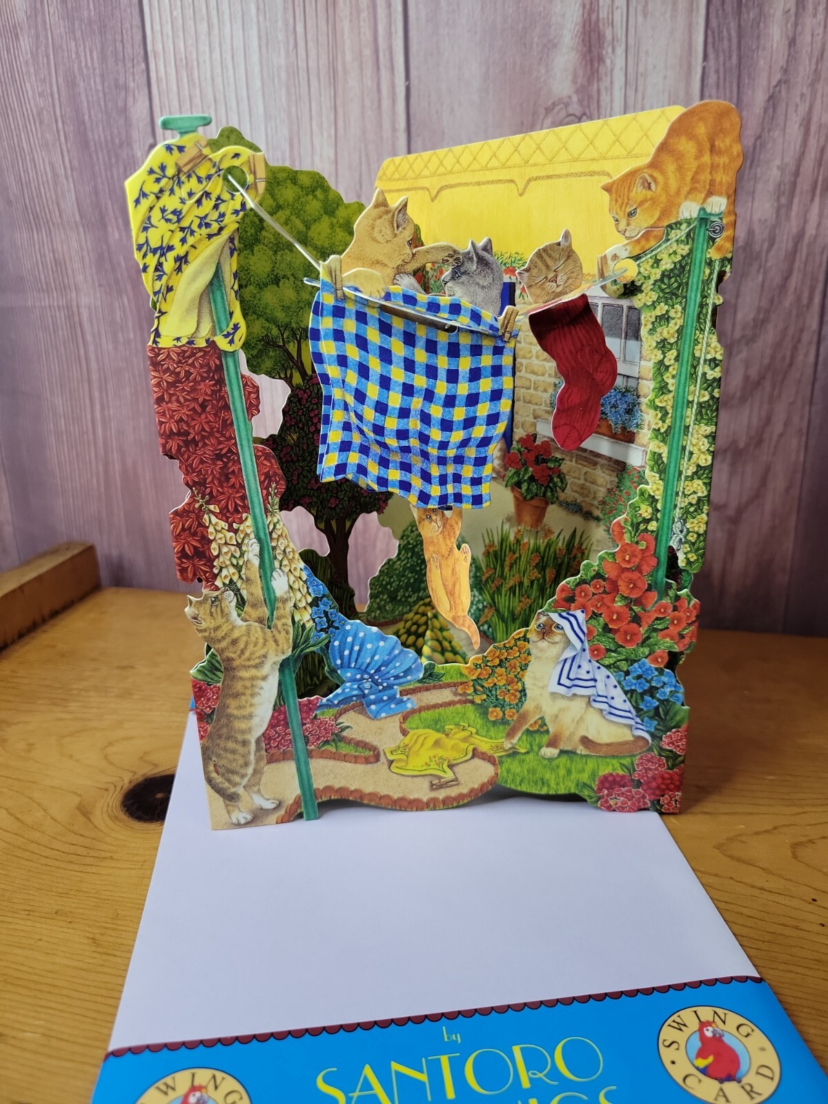 Vintage Santoro Graphics Swing Greeting Card eBay