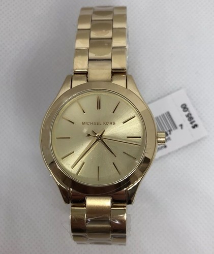 Michael Kors Mini Slim Runway Goldtone 