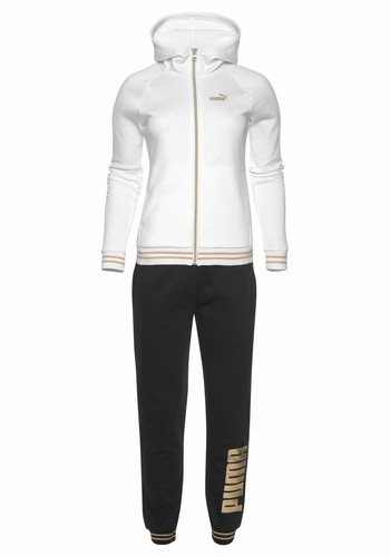 puma grey and white tracksuit