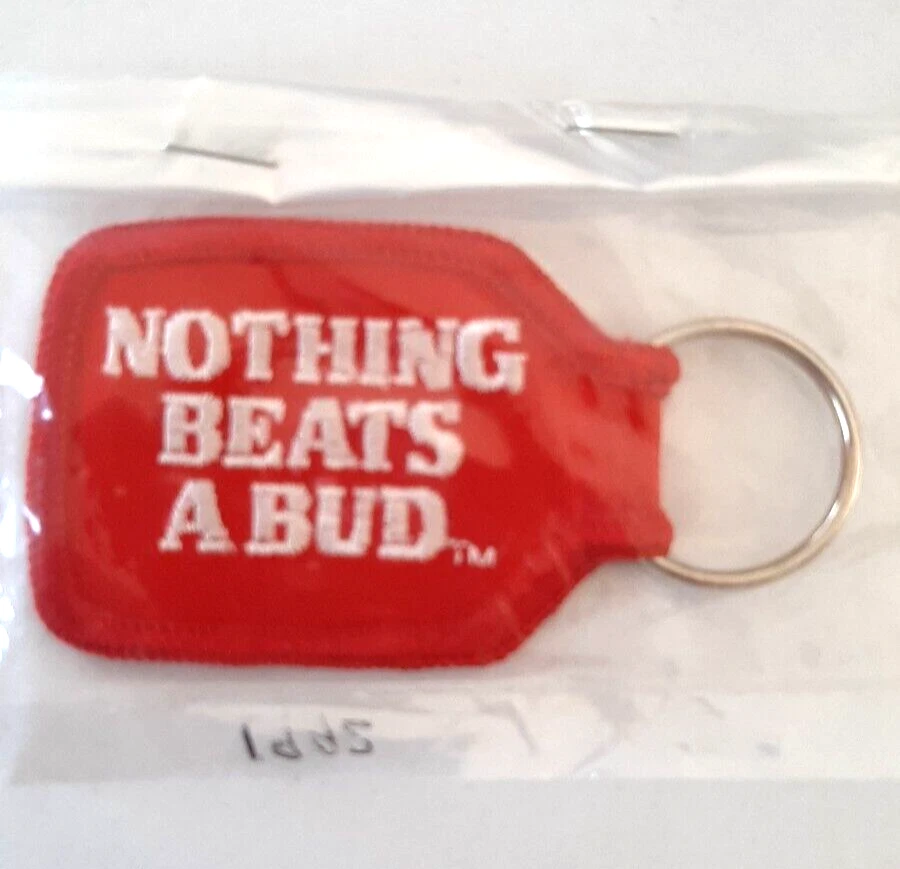 Bill Elliott Budweiser Key Chain Ring 1992? NASCAR #11 Nothing Beats A Bud - Image 2 of 4