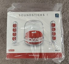 Supreme Harman Kardon Soundsticks 4 Bluetooth Speaker System. White