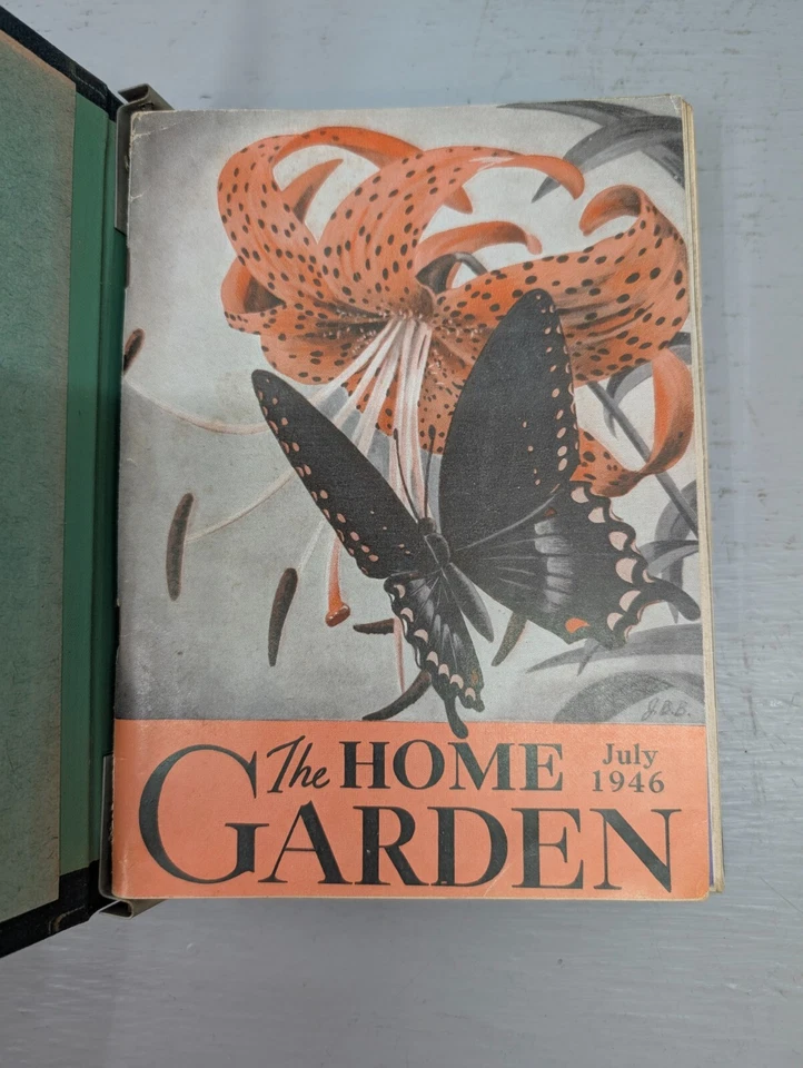 Vtg 1944-1947 The Home Garden Agriculture Magazine WW2 Wartime Victory Garden Foto 4 de 4