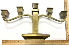 Vintage 1875-1940 Bradley & Hubbard Candelabra Triangle & Lantern Mark Two Arms