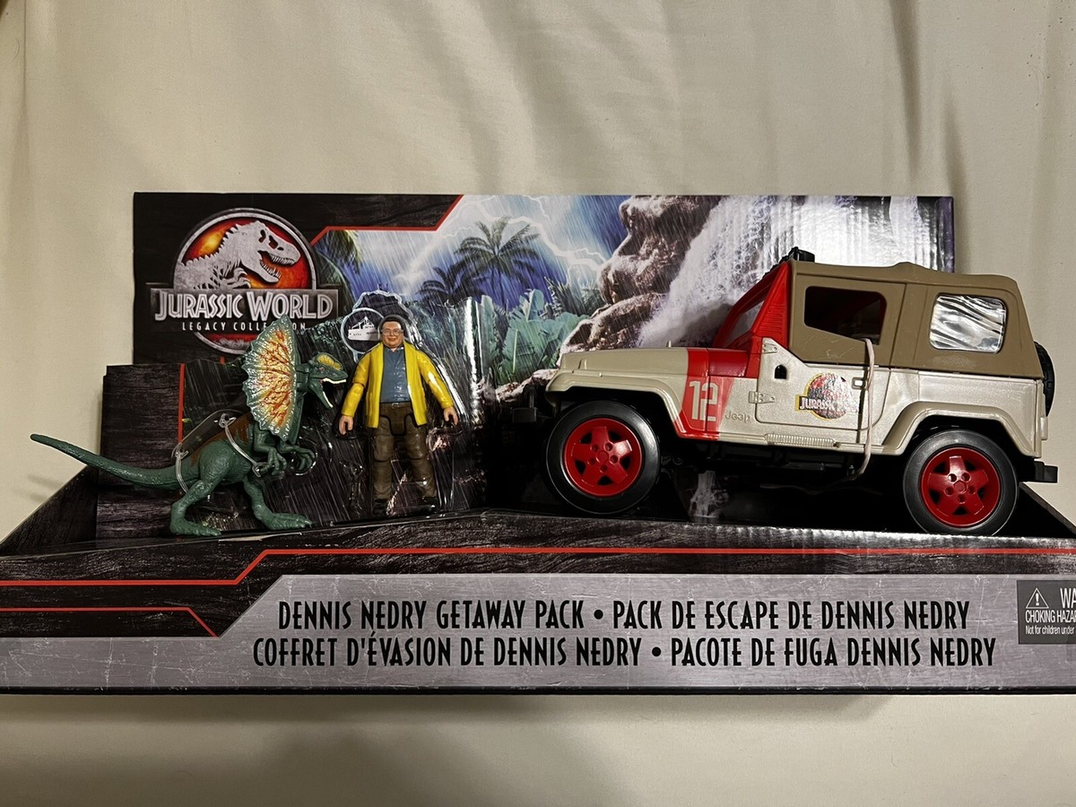 Buy Mattel Jurassic World Park Legacy Dennis Nedry Getaway