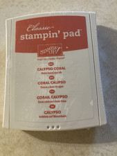 Stampin Up Ink Pad NEW SEALED RETIRED 2018 CASE DESIGN Calypso Coral