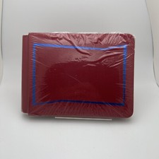 Creative Memories Photo Album 5x7 Red with Blue Foil Trim