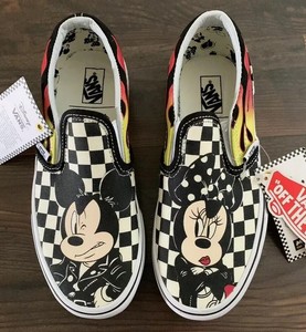 vans minnie slip on