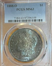 1888-O PCGS MS63 Morgan Silver Dollar