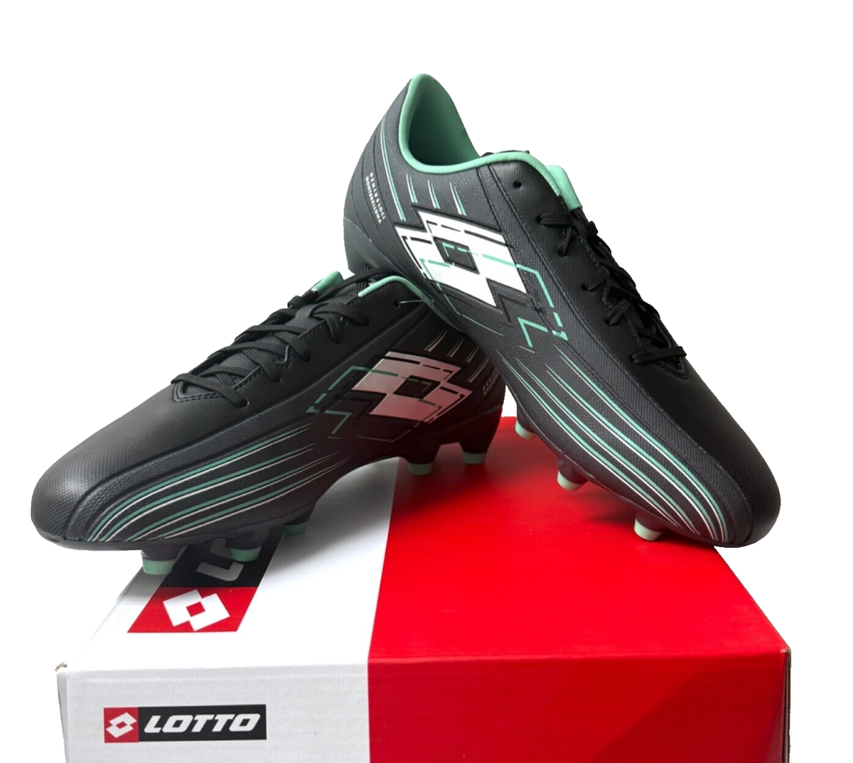 Lotto Solista 700 VIII FG Soccer Cleats Asphalt White All  display picture 1