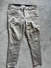 Democracy Ab Technology Skinny Pants Sz 10 Brown Ankle Pockets Stretchy