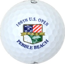 2000 US OPEN Pebble Beach Logo - Callaway Warbird - GOLF BALL