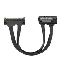 50cm SATA Power Cable 22Pin 7 15 Male to Female Data Power Combo Extension Cable