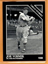 JOE VOSMIK-Boston Red Sox/1993 Conlon Collection -Baseball Card
