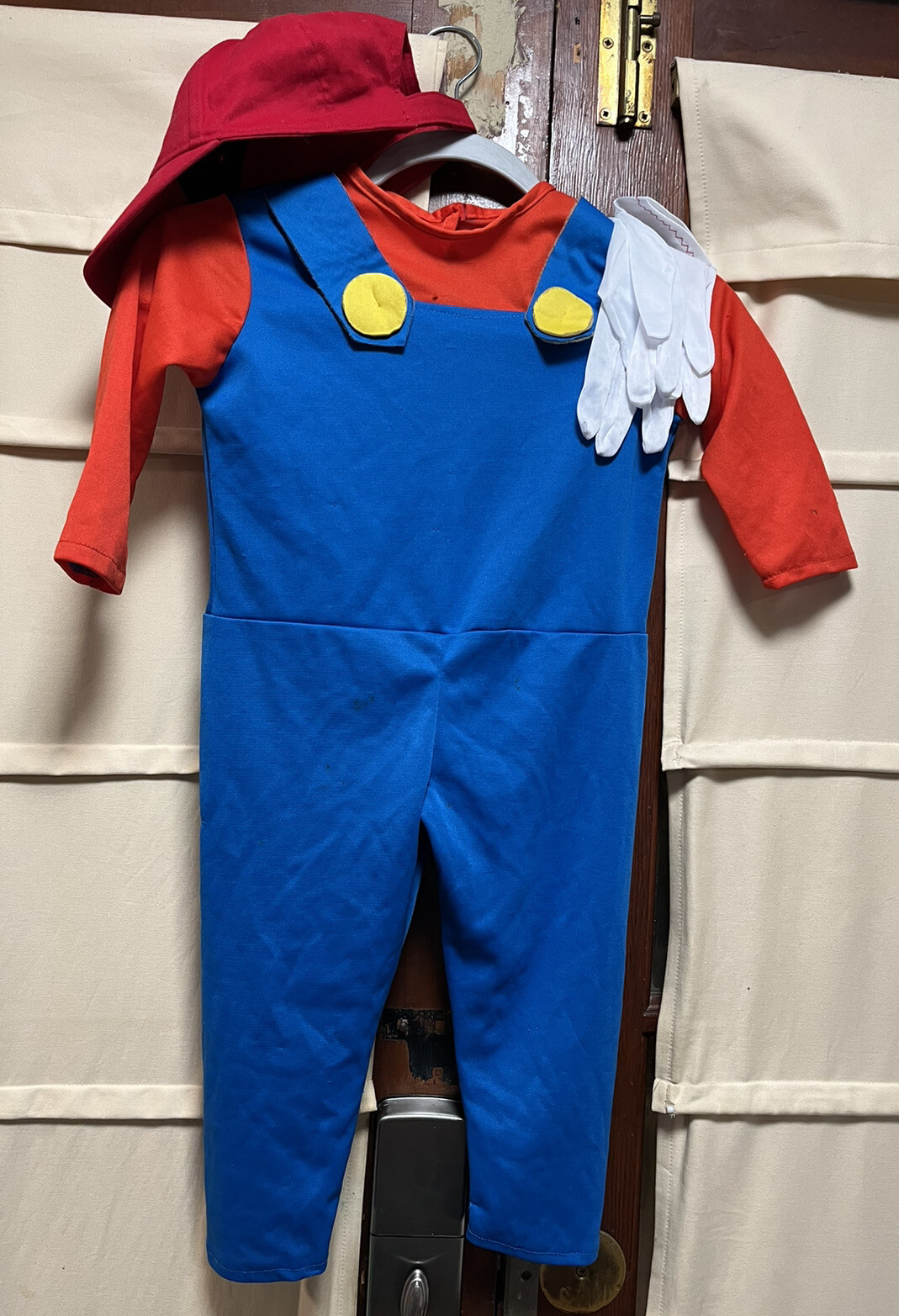 Kids' Mario Costume Super Mario Brothers. size Todd… Gem