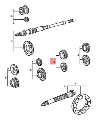 OEM Porsche 911 1972-1986 915 Trans  