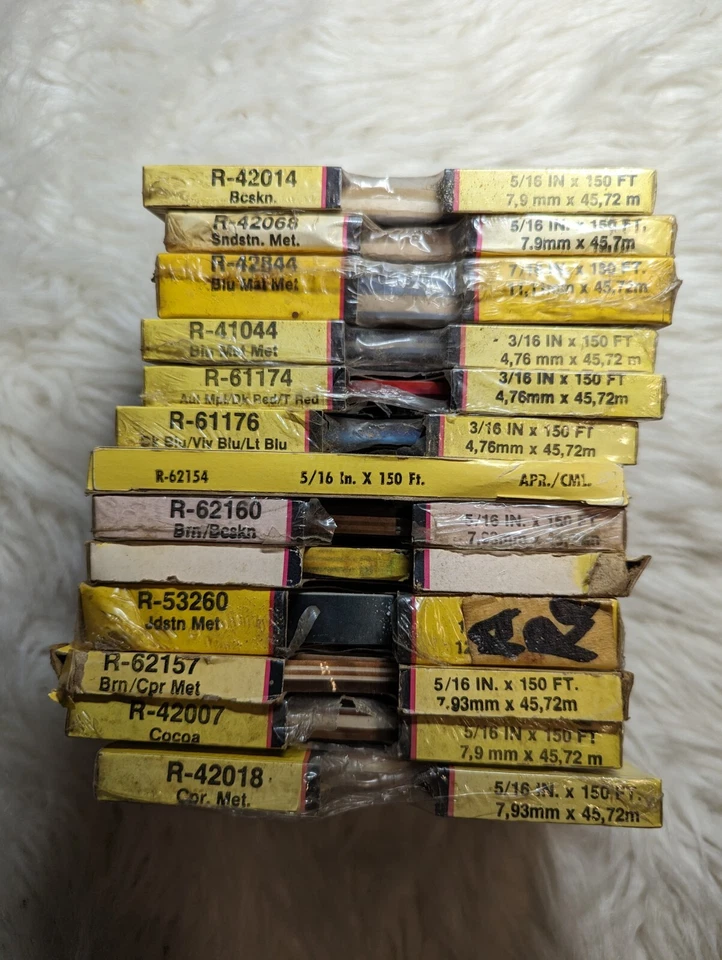 Lote De 25 Cinta A Rayas Prostripe Coche Aprobada por Fabricante Original Nuevo De Lote Antiguo Varios Colores Foto 3 de 4