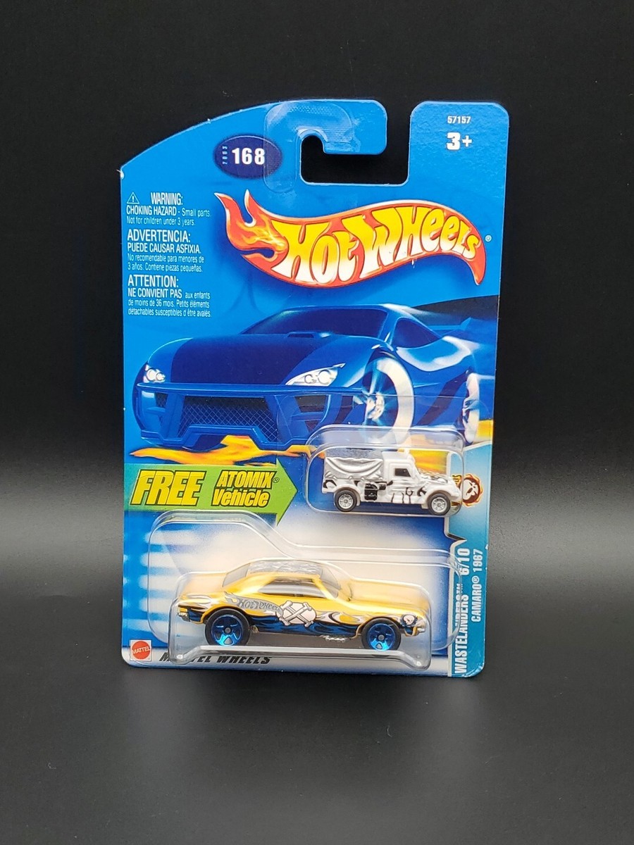 Hot Wheels Wastelanders 1967 CAMARO Yellow With Blue 5Sp 6