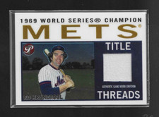 2005 Topps Pristine Legends '69 WORLD SERIES CHAMPION TITLE THREADS ED KRANEPOOL