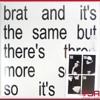 Charli XCX / Brat And It's EU盤２枚組LP 未開封 Brat And It's Completely Different (カラーヴァイナル仕様/2枚