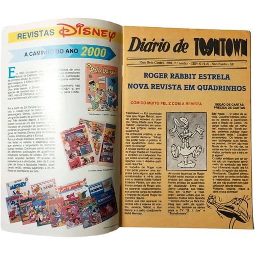 Foreign ROGER RABBIT # 1 - Disney Comic Book from Brazil - 1991 ...