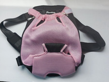PAWABOO Pet Front Cat Dog Carrier Backpack Travel Hiking Adjustable Bag Legs Out