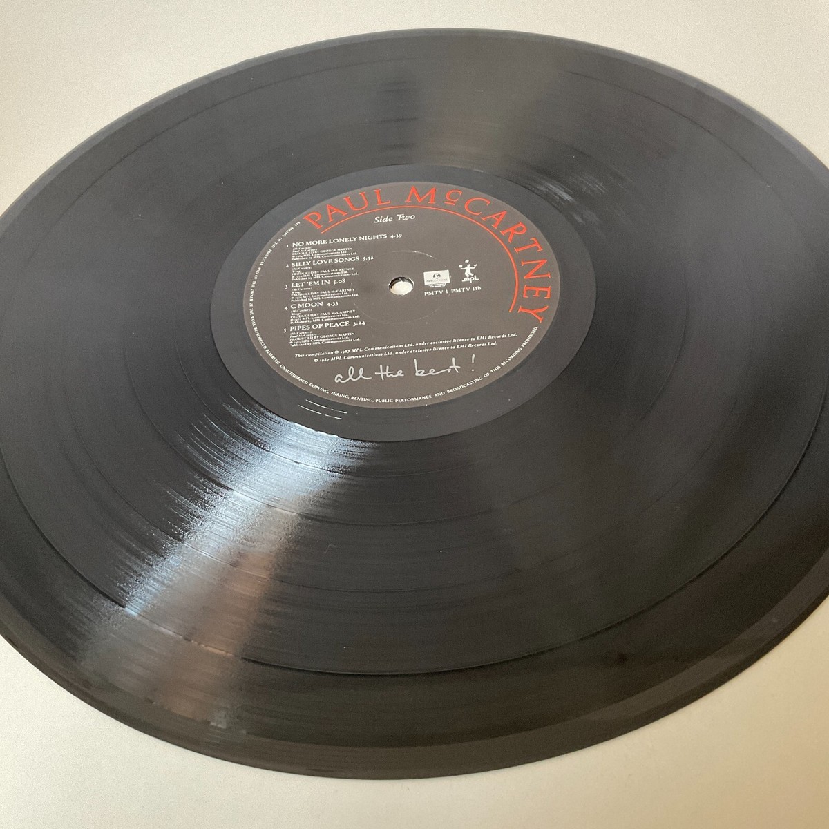 Paul McCartney - All The Best! - 1987 UK 2xLP Gatefold + Inners