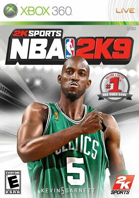XBOX 360 NBA 2K9 Video Game kobe bryant basketball black mamba