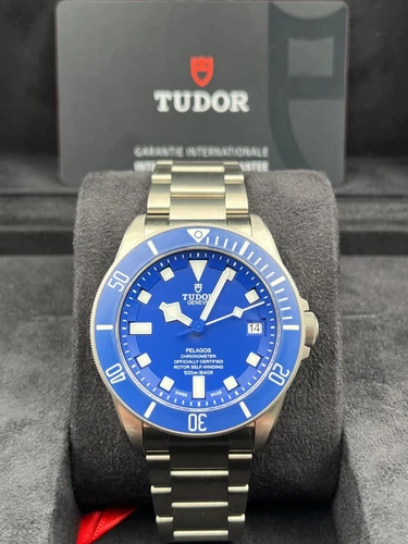 Tudor Pelagos Blue Dial Titanium Bracelet 42mm 25600TB Box & Papers 2025