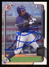 2015 Bowman DEMI ORIMOLOYE Signed Card autograph AUTO BREWERS