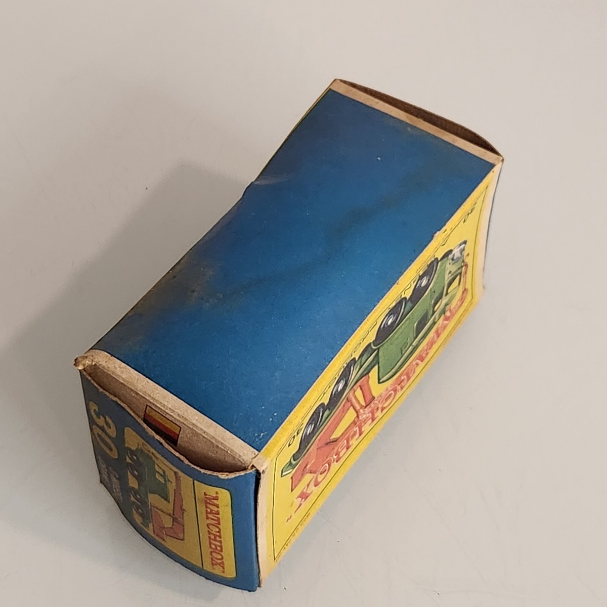 VINTAGE MATCHBOX LESNEY #30 GREEN 8 WHEEL CRANE ENGLAND