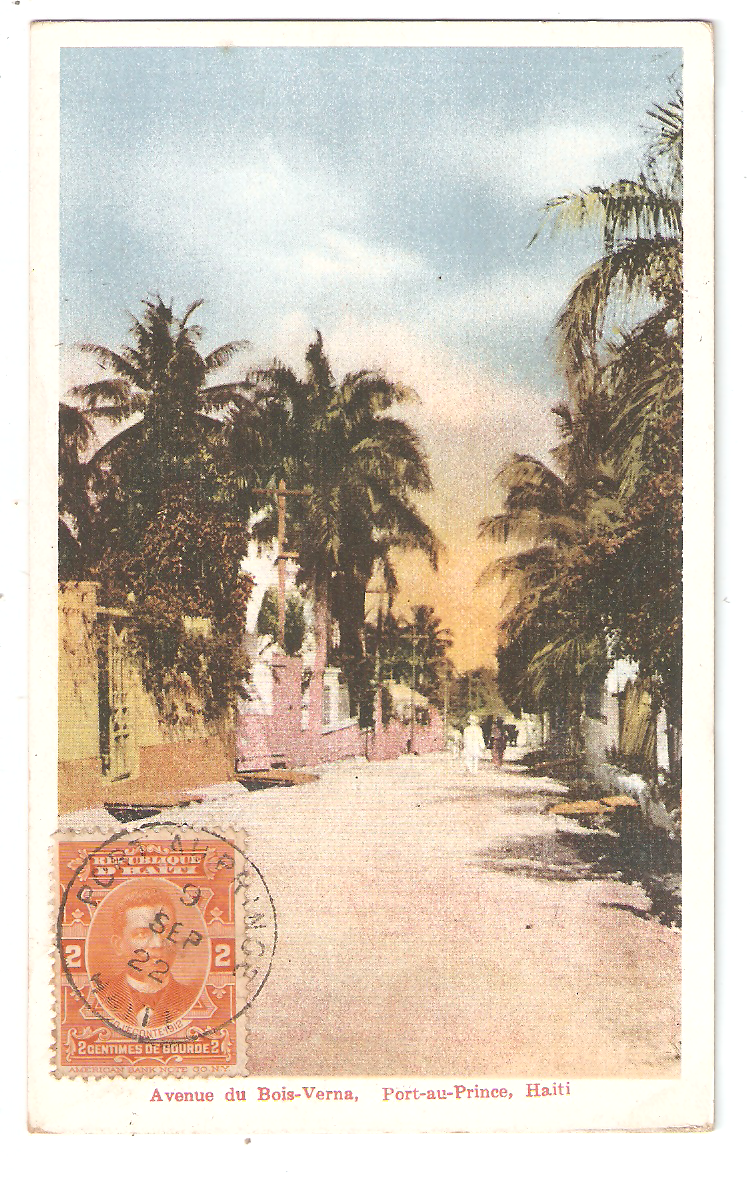 cpa Avenue du Bois Verna, Port au Prince Haiti eBay