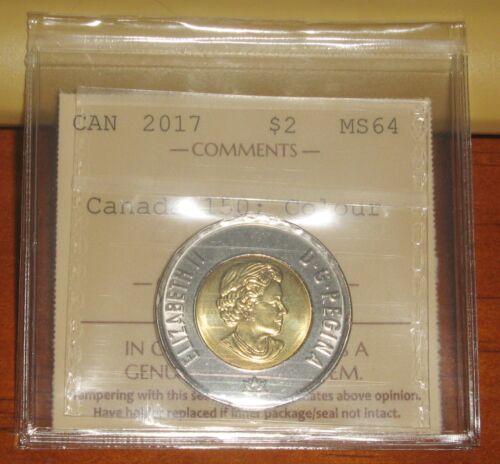 ICCS MS64 - 2017 BU Toonie Dance of the Spirits Glow in the dark $2 Two Dollars - Picture 2 of 2