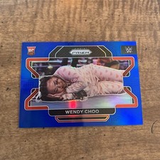 2022 Panini Prizm WWE WENDY CHOO RC rookie card #86 Blue Prizm parallel 31/199