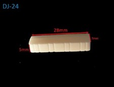 Mandolin Bone Nut Slotted 28mmX5mmX7mm 1.1"X0.196"X0.28"- DJ24