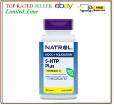 Natrol 5-HTP Plus Mood and Relaxation 100 mg, 150 Time Release Tablets