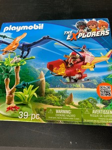 playmobil adventure copter with pterodactyl